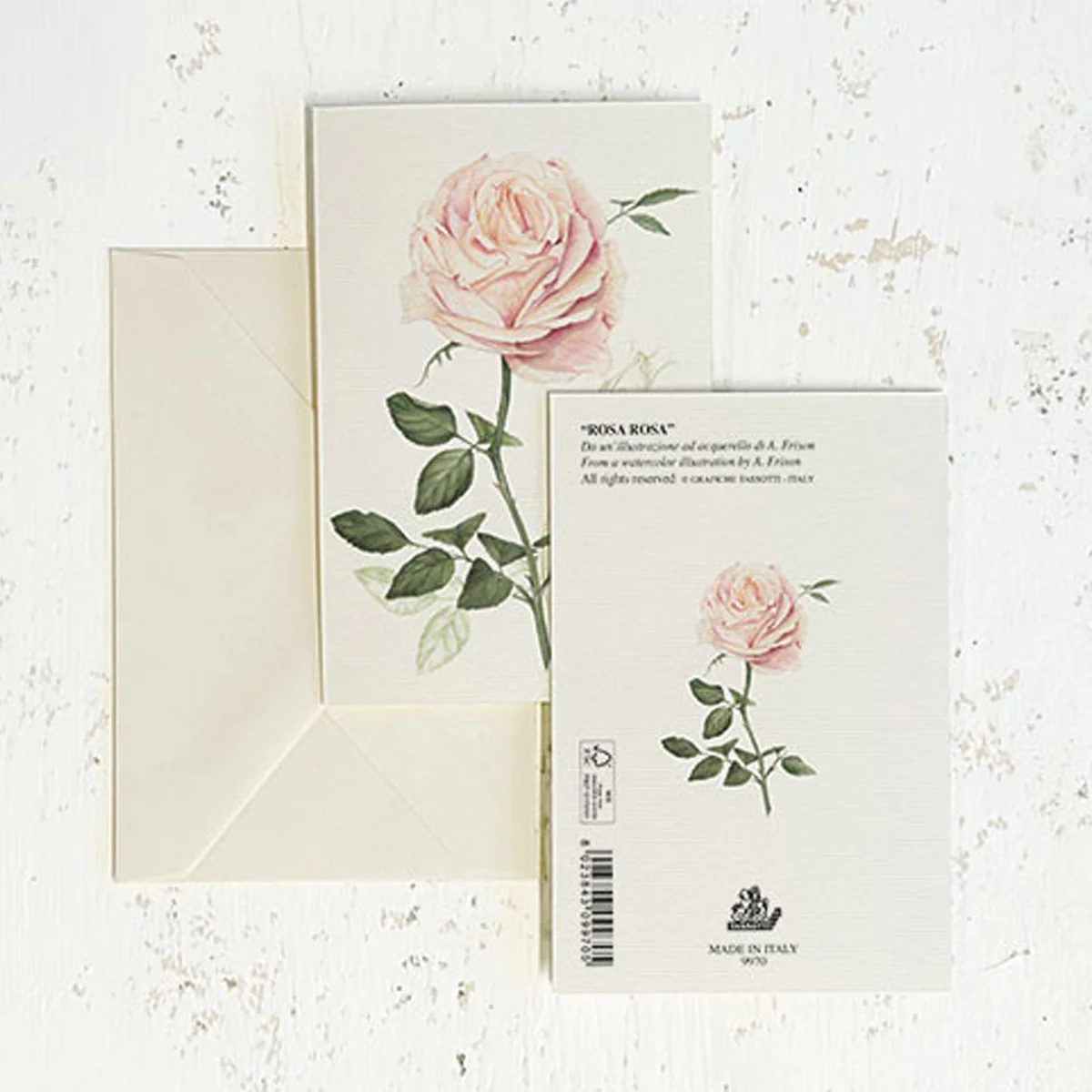 Rosa Italian Note Cards Boxed Sets 4x6" - by Tassotti Italy 8/8 - Image 2