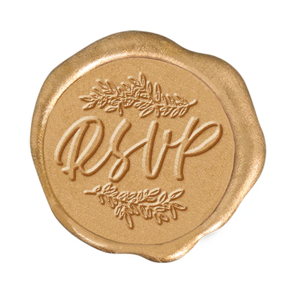 RSVP Wax Seal Stamp #534- USA Handcrafted - Image 2