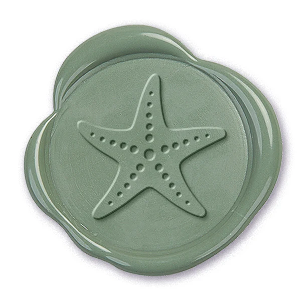 Starfish Wax Seal Stamp #3631-USA Handcrafted - Image 2