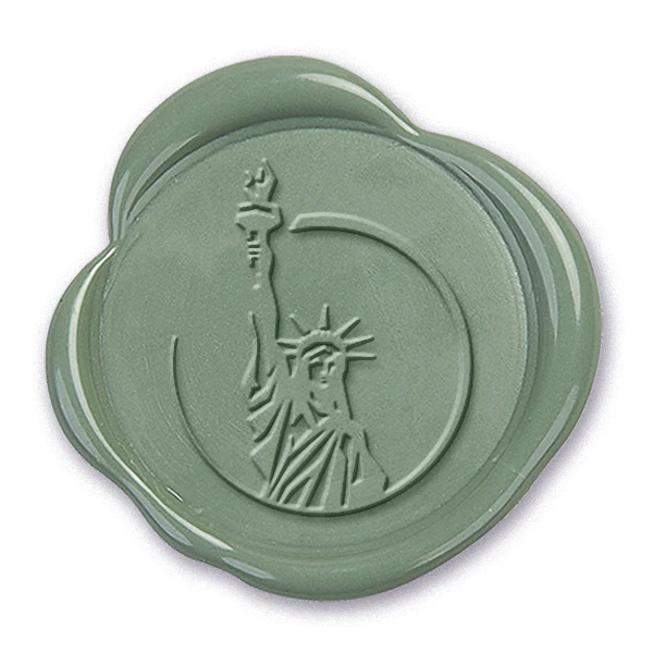 Statue of Liberty Wax Seal Stamp #7603- USA Handcrafted - Image 2