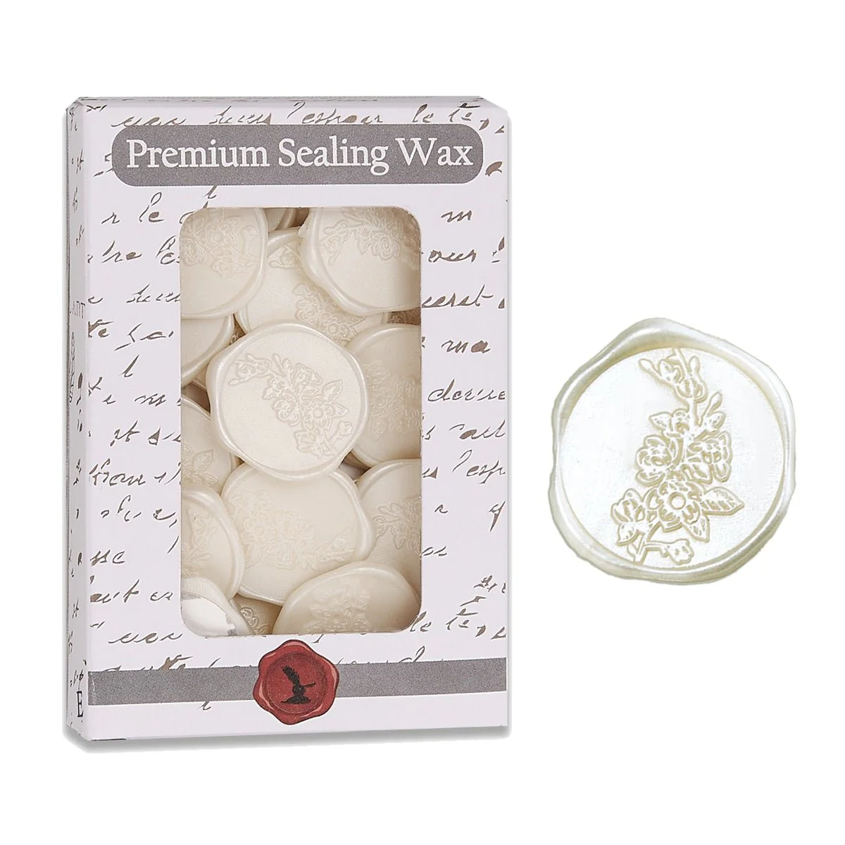 Sweet Magnolia Wedding Adhesive Wax Seal Quick-Ship Stickers 25PK-6 Colors - Image 3