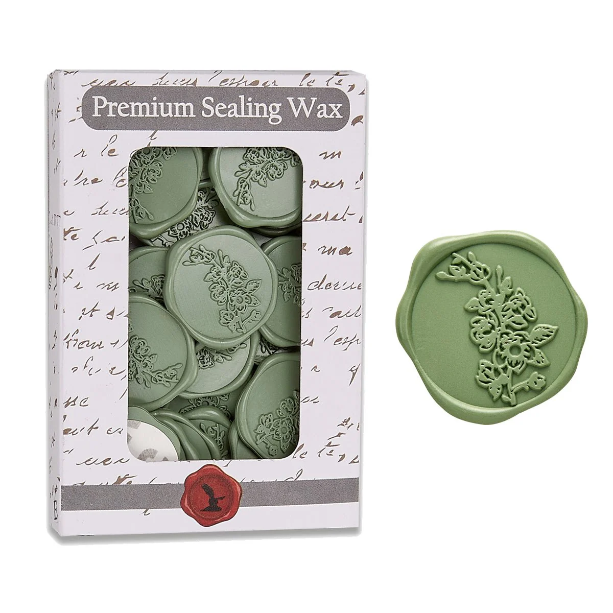 Sweet Magnolia Wedding Adhesive Wax Seal Quick-Ship Stickers 25PK-6 Colors - Image 5