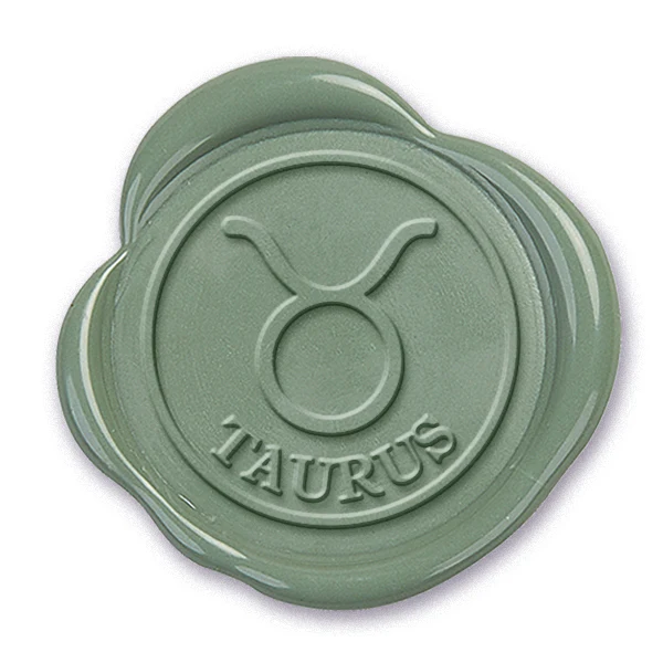 Taurus Zodiac Astrology Sign Wax Seal Stamp #430- USA Handcrafted - Image 2