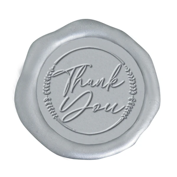 Thank You Wax Seal Stamp #7883-USA Handcrafted - Image 2