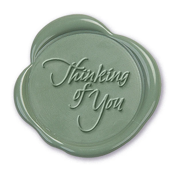 Thinking of You Wax Seal Stamp #1469 -USA Handcrafted - Image 2