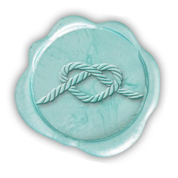 Tie The Knot Hand Pressed Adhesive Wax Seals #5030PNS - Image 2