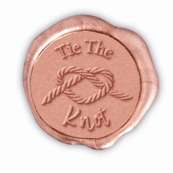Tie The Knot Wax Seal Stamp #463A - USA Handcrafted - Image 2