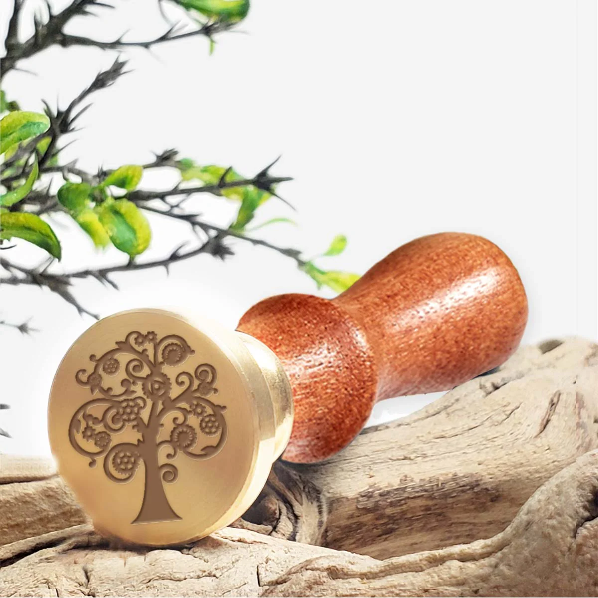 Steampunk Tree Wax Seal Stamp #4204 -USA Handcrafted