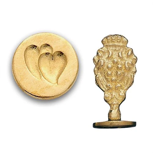 Twin Hearts Wax Seal Stamp - Image 2