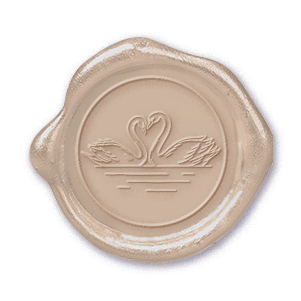 Two Swans Wax Seal Stamp #6413 - USA Handcrafted - Image 2