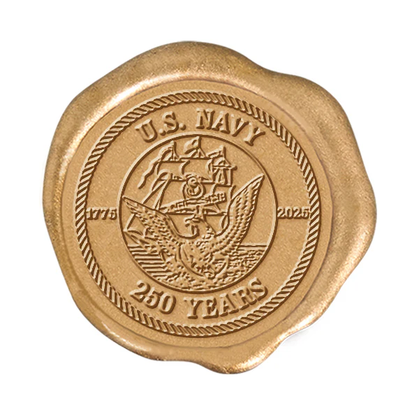 US NAVY 250 Year Anniversary Wax Seal Stamp Kit Special Edition-customizeable - Image 3