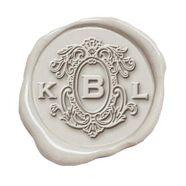 Victorian 3 Letter Monogram Custom Wax Seal Stamp #3388 - Image 2