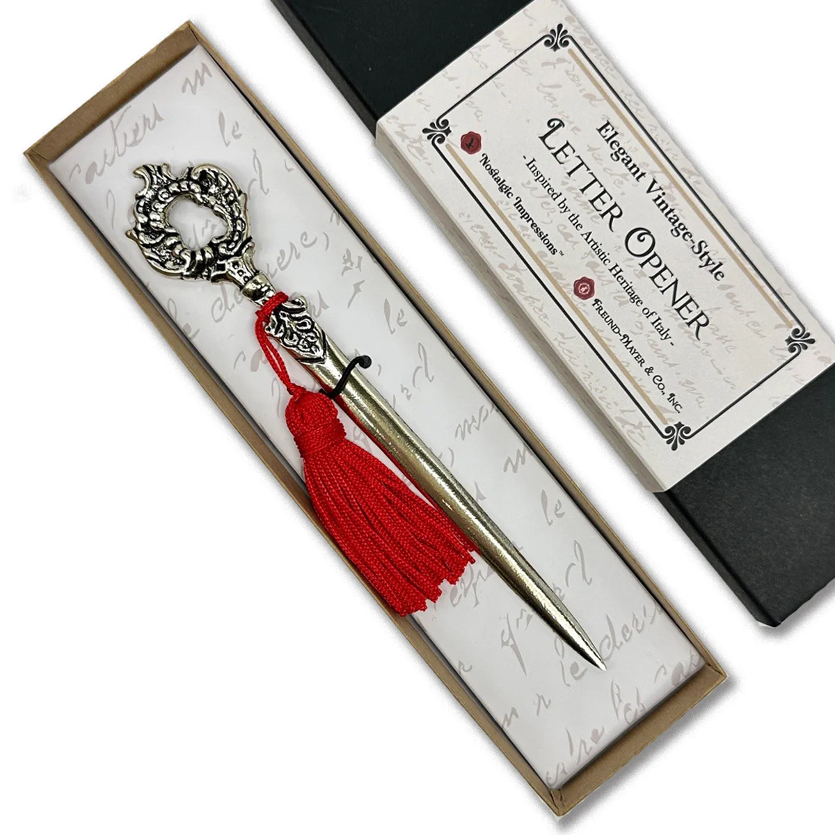 Victorian Letter Opener Antique-style Made In Italy - Image 3