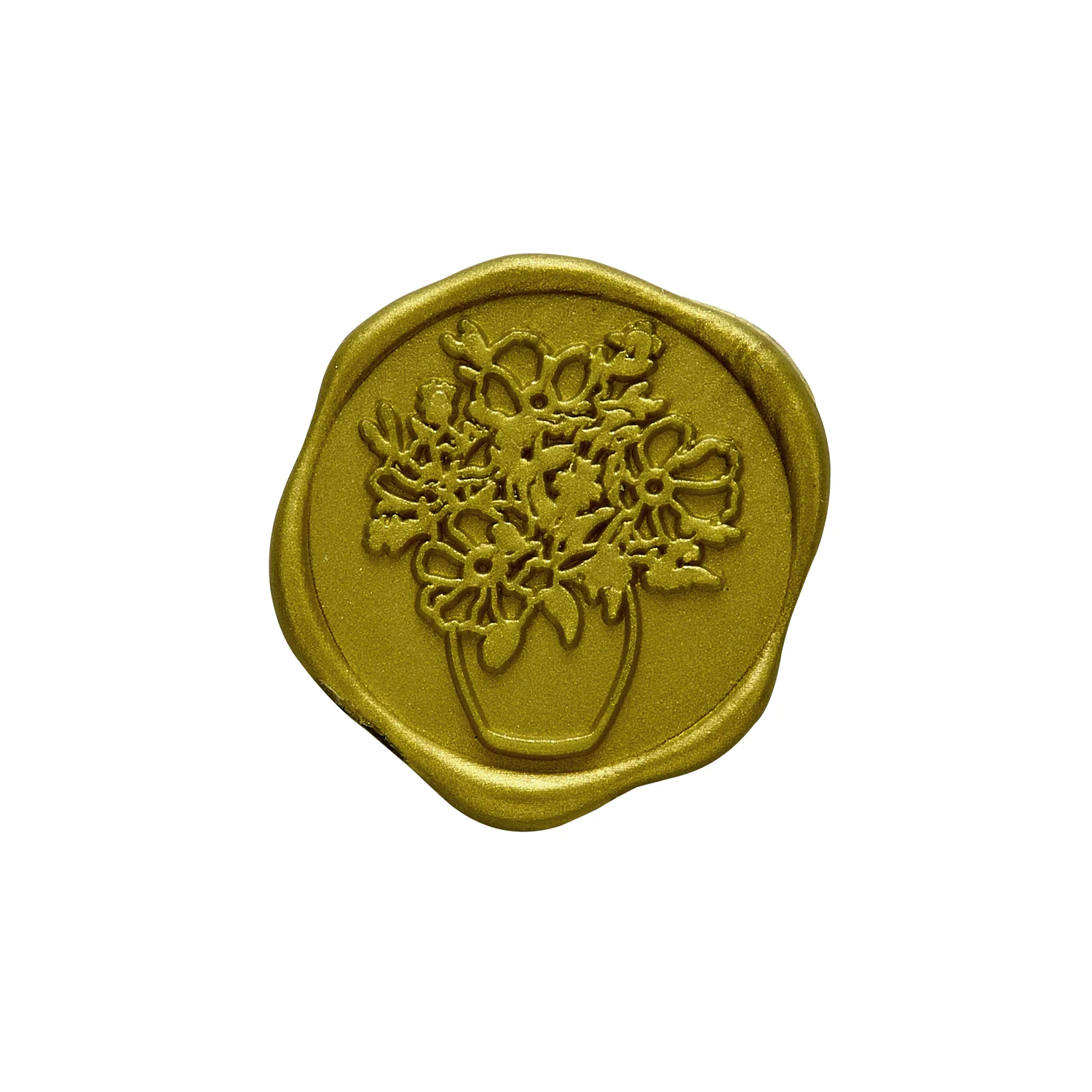 Vintage Bouquet Adhesive Wax Seal Quick-Ship Stickers 25PK - Image 3