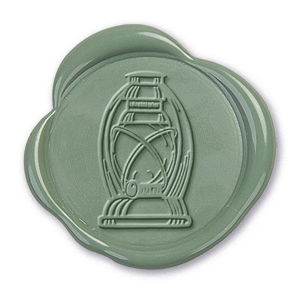 Vintage Lamp Wax Seal Stamp #5761- USA Handcrafted - Image 2