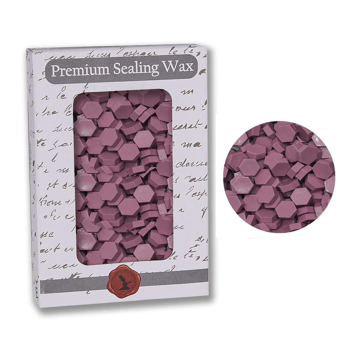 Vintage Mauve Premium Sealing Wax Beads 2 oz. PK