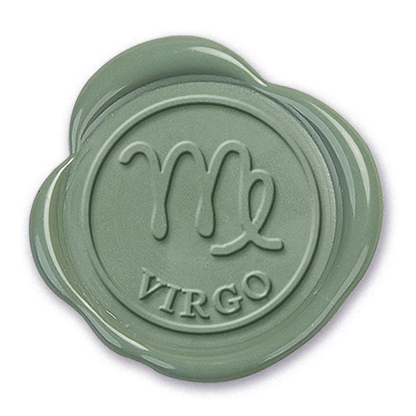 Virgo Zodiac Astrology Sign Wax Seal Stamp #422- USA Handcrafted - Image 2