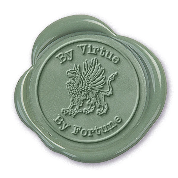 By Virtue & By Fortune Wax Seal Stamp #7804 -USA Handcrafted - Image 2