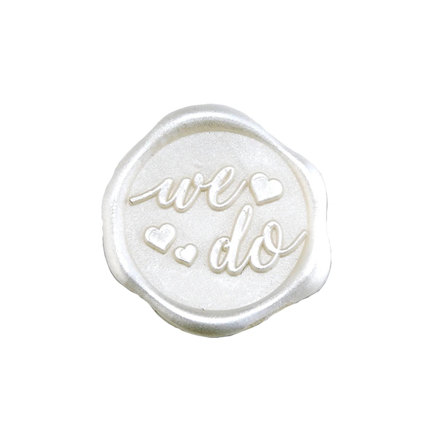 We Do Wedding Adhesive Wax Seal Quick-Ship Stickers 25PK-2 Colors - Image 4