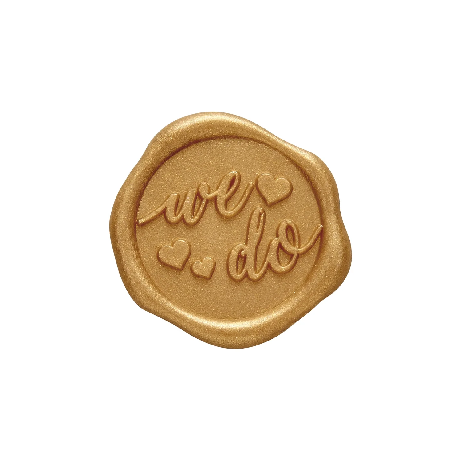 We Do Wedding Adhesive Wax Seal Quick-Ship Stickers 25PK-2 Colors - Image 5