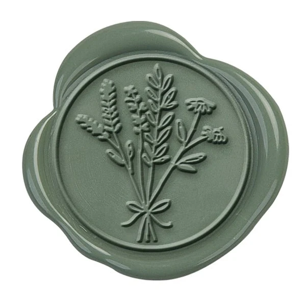 Wildflowers Hand Pressed Adhesive Wax Seals #LS591HPNS - Image 2