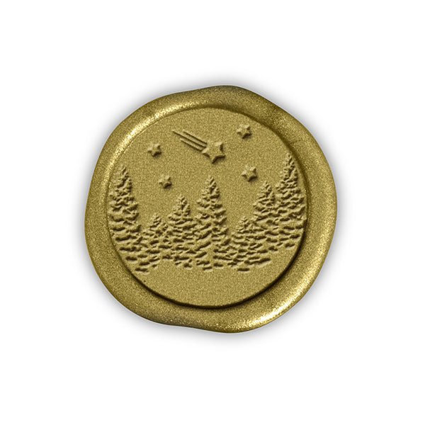 Winter Wonderland Adhesive Christmas Wax Seal Stickers 8PK - Hand Pressed 1 1/4" - Image 2