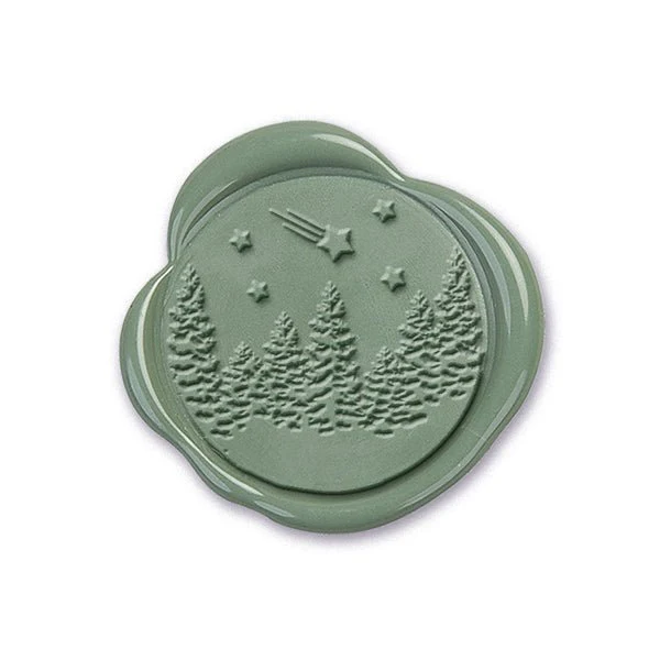 Winter Wonderland Adhesive Christmas Wax Seal Stickers 8PK - Hand Pressed 1 1/4" - Image 6