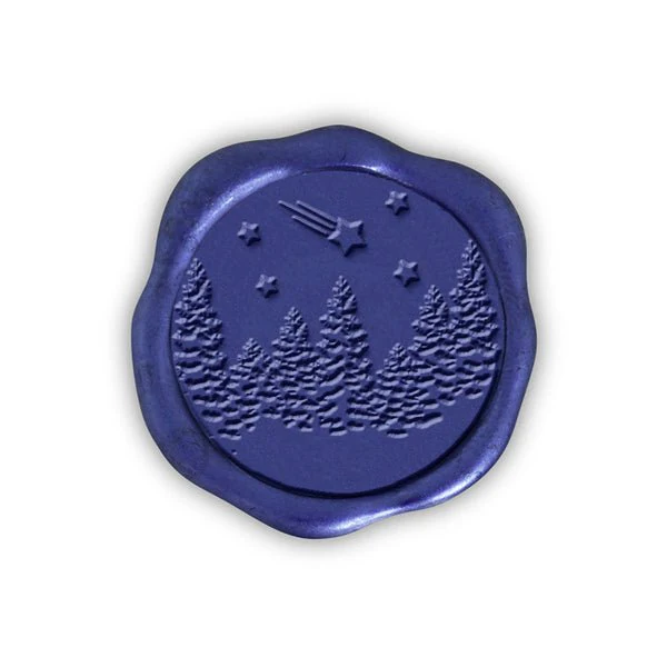 Winter Wonderland Adhesive Christmas Wax Seal Stickers 8PK - Hand Pressed 1 1/4" - Image 7